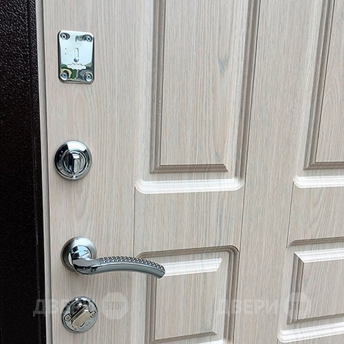 Входная металлическая Дверь Ратибор Комфорт Белёный дуб в Троицк