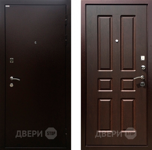 Входная металлическая Дверь Ратибор Комфорт Орех премиум в Троицк