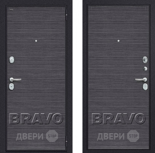 Входная металлическая Дверь Groff Т3-300 Black Wood в Троицк