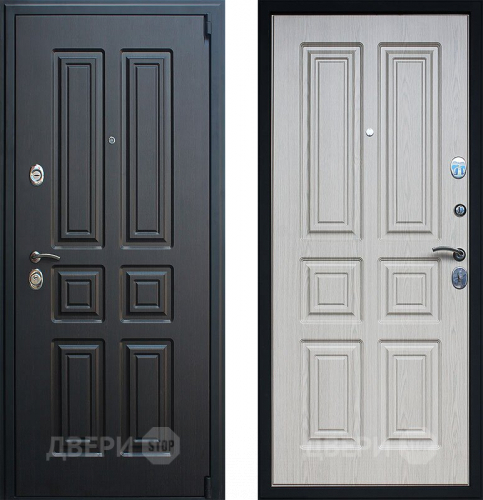 Входная металлическая Дверь АСД Атлант Белёный дуб в Троицк