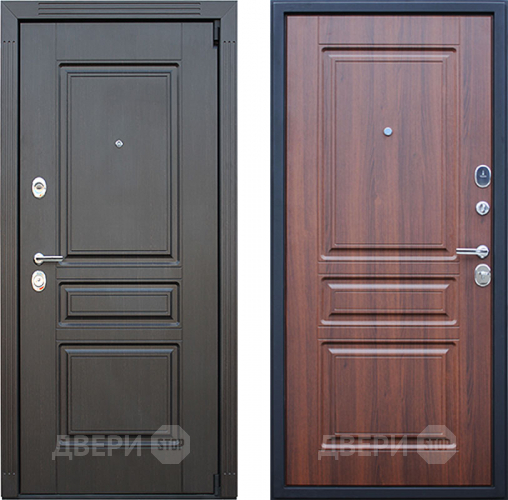 Входная металлическая Дверь АСД Гермес Орех бренди в Троицк