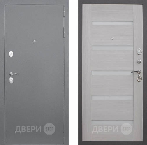 Входная металлическая Дверь Снедо Люкс Белая Лиственница 3К в Троицк