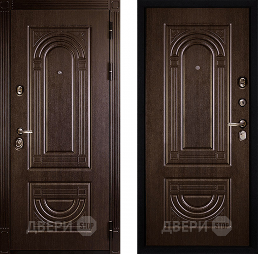 Входная металлическая Дверь Сударь МД-32 Венге в Троицк