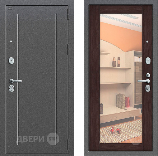 Входная металлическая Дверь Groff Т2-220 Wenge Veralinga в Троицк