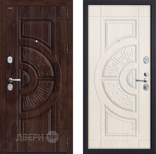 Дверь Groff P3-312 Темная вишня/ Беленый дуб в Троицк