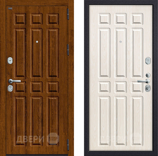 Входная металлическая Дверь Groff P3-315 Французский Дуб/Беленый Дуб в Троицк