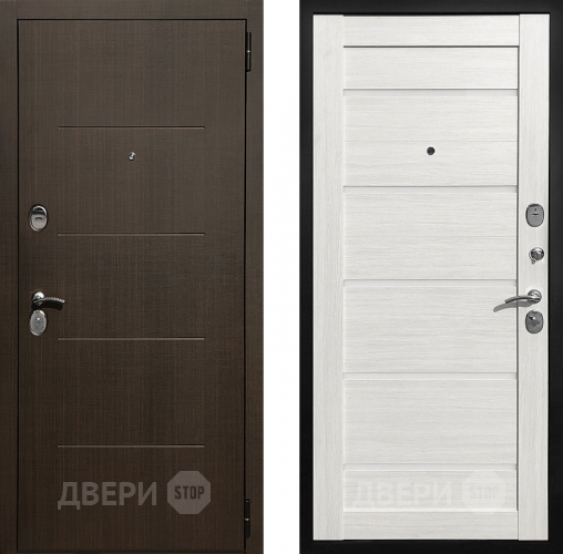 Входная металлическая Дверь Престиж Люкс Арабика/Беленый дуб в Троицк
