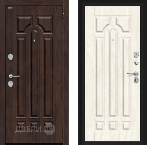 Входная металлическая Дверь Bravo Форт Kale Almon/Nordic Oak в Троицк