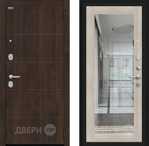 Входная металлическая Дверь Bravo Флэт Kale Almon/Cappuccino Veralinga в Троицк