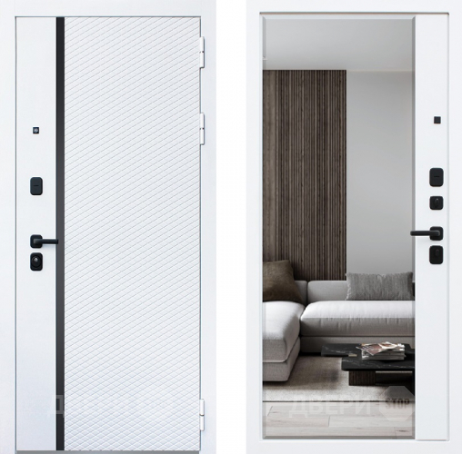 Входная металлическая Дверь АСД Ливерпуль с зеркалом в Троицк