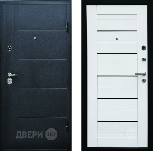 Входная металлическая Дверь Форпост Эверест Царга Беленый дуб в Троицк