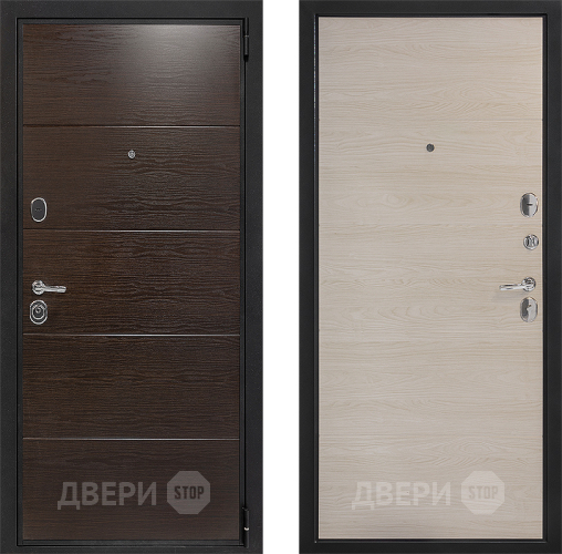 Входная металлическая Дверь Дверной Континент Белград Дуб Мадейра в Троицк