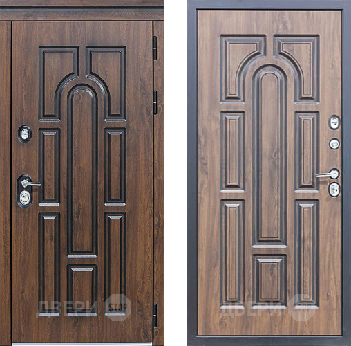 Входная металлическая Дверь Сударь МХ-31 Винорит Темный Дуб в Троицк