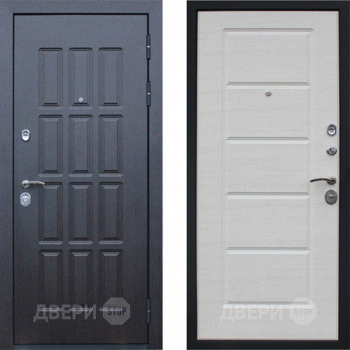 Входная металлическая Дверь АСД Фортуна Беленый дуб поперечный в Троицк