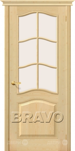 Межкомнатная дверь со стеклом М7 (Без отделки) в Троицк