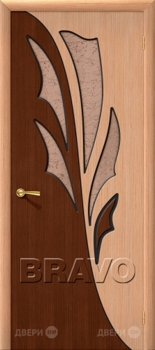 Межкомнатная дверь со стеклом Дуэт (Дуб) в Троицк