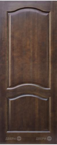 Межкомнатная дверь 7-ПГ темный лак в Троицк