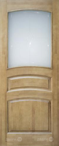 Межкомнатная дверь 16-ПО светлый лак в Троицк