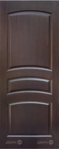 Межкомнатная дверь 16-ПГ темный лак в Троицк