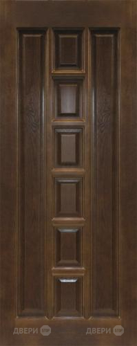 Межкомнатная дверь 11-ПГ темный лак в Троицк