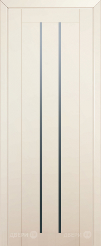 Межкомнатная дверь ProfilDoors 49U магнолия-сатинат (графит) в Троицк