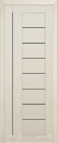 Межкомнатная дверь ProfilDoors 17U магнолия сатинат (графит) в Троицк