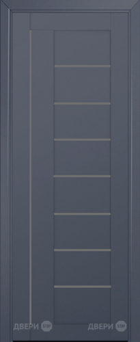 Межкомнатная дверь ProfilDoors 17U антрацит (графит) в Троицк