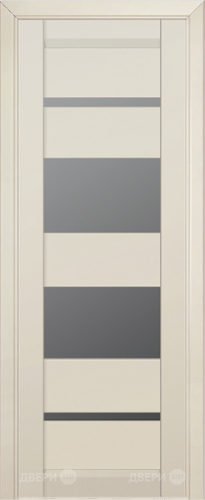 Межкомнатная дверь ProfilDoors 72U магнолия сатинат (графит) в Троицк