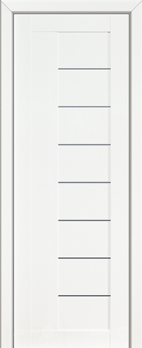 Межкомнатная дверь ProfilDoors 17L белый люкс (графит) в Троицк