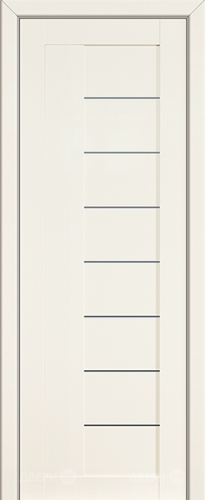 Межкомнатная дверь ProfilDoors 17L магнолия люкс (графит) в Троицк