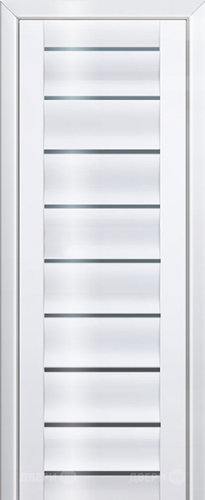 Межкомнатная дверь ProfilDoors 76L белый люкс (графит) в Троицк