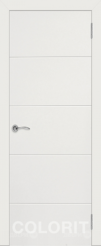 Межкомнатная дверь Граффити 2 ПГ белая эмаль в Троицк