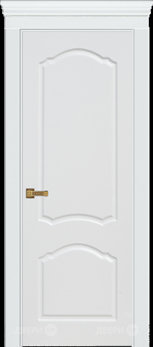 Межкомнатная дверь Танго ПГ белая эмаль в Троицк