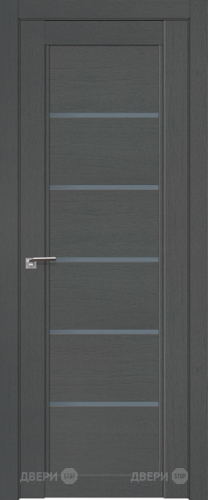 Межкомнатная дверь ProfilDoors 2-76 XN Грувд (графит) в Троицк