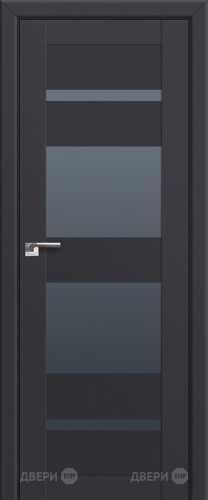 Межкомнатная дверь ProfilDoors 72U Антрацит (графит) в Троицк