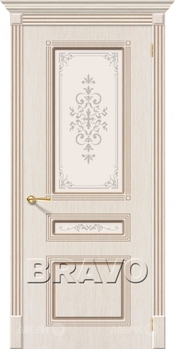 Межкомнатная дверь со стеклом Стиль (БелДуб) в Троицк