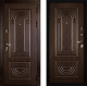 Входная металлическая Дверь Сударь МД-32 Венге в Троицк