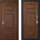 Входная металлическая Дверь (Дверной Континент) Порта Темный орех в Троицк