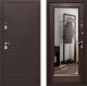 Входная металлическая Дверь Престиж 100 с зеркалом Медь/Венге в Троицк