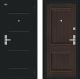 Входная металлическая Дверь Bravo Нео Букле черное/Wenge Veralinga в Троицк