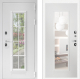 Входная металлическая Дверь Дверной Континент Тичино Белая в Троицк