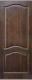 Межкомнатная дверь 7-ПГ темный лак в Троицк