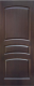 Межкомнатная дверь 16-ПГ темный лак в Троицк