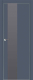 Межкомнатная дверь ProfilDoors 5E Антрацит (серебряный лак) в Троицк