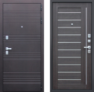 Дверь АСД Дуэт Орех рифленый