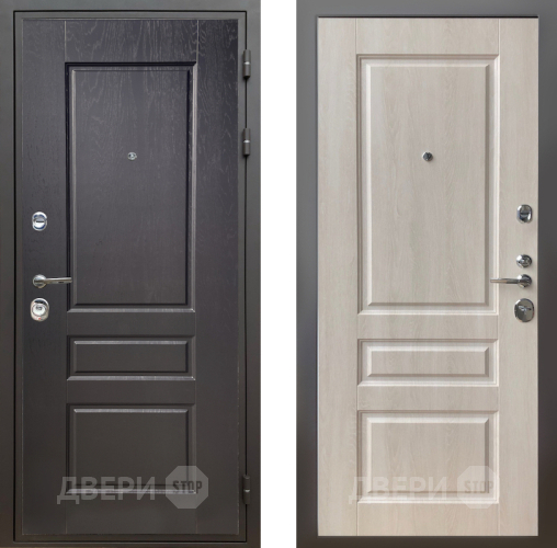 Входная металлическая Дверь Шелтер (SHELTER) Комфорт Дуб английский 3 Дуб филадельфия крем в Троицк