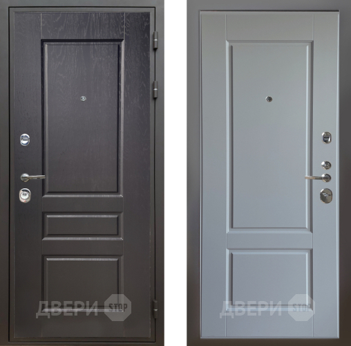 Входная металлическая Дверь Шелтер (SHELTER) Комфорт Дуб английский 6 Силк Маус в Троицк