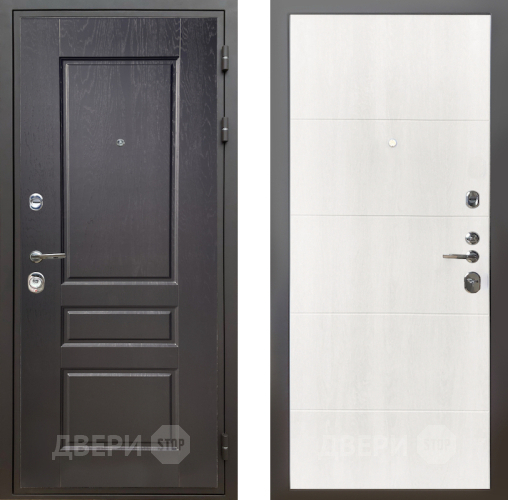 Входная металлическая Дверь Шелтер (SHELTER) Комфорт Дуб английский 7 Дуб филадельфия крем в Троицк