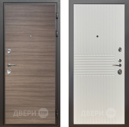 Дверь Шелтер (SHELTER) Комфорт Дуб тоскано поперечный 10 Силк Сноу в Троицк