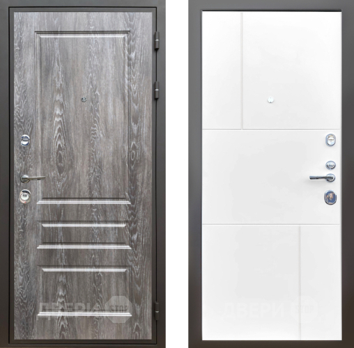 Дверь Шелтер (SHELTER) Комфорт Дуб шале серебро 8 Белый матовый в Троицк